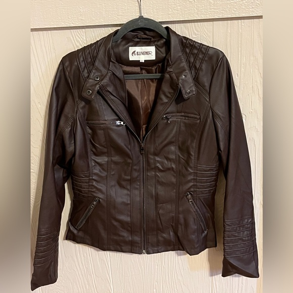 Jackets & Blazers - Faux Leather Jacket